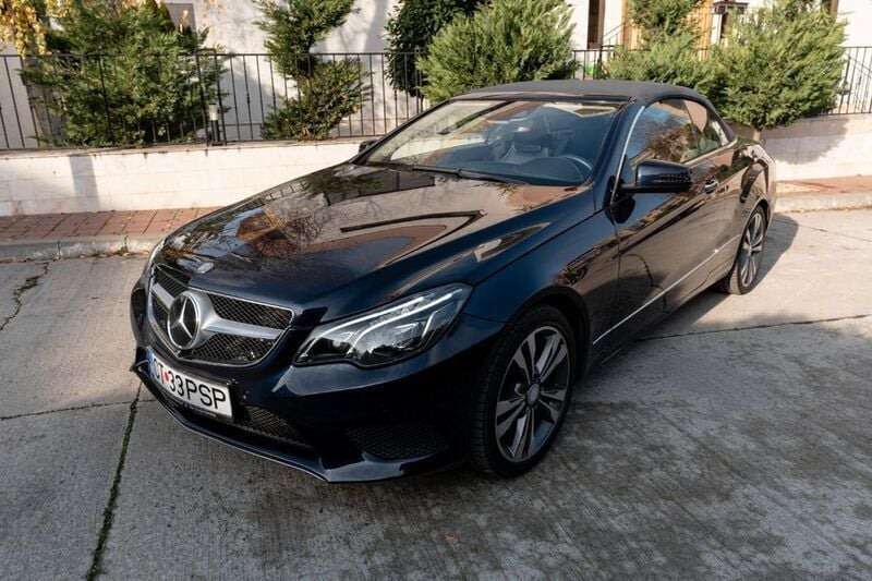 Blau Gebraucht 2013 Mercedes E350 Cabrio | 18.000 € (Superpreis) - Bild 1/4