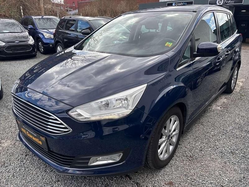Gebraucht Ford Grand C-Max Titanium 125 PS (91 kW) 2017 Blazer blue Van / Kleinbus