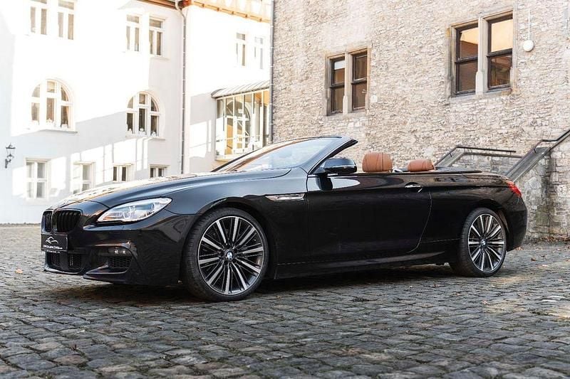 Schwarz Gebraucht 2018 BMW 650 Cabriolet Sport Line Cabrio | 34.999 € (Fairer Preis) - Bild 1/4
