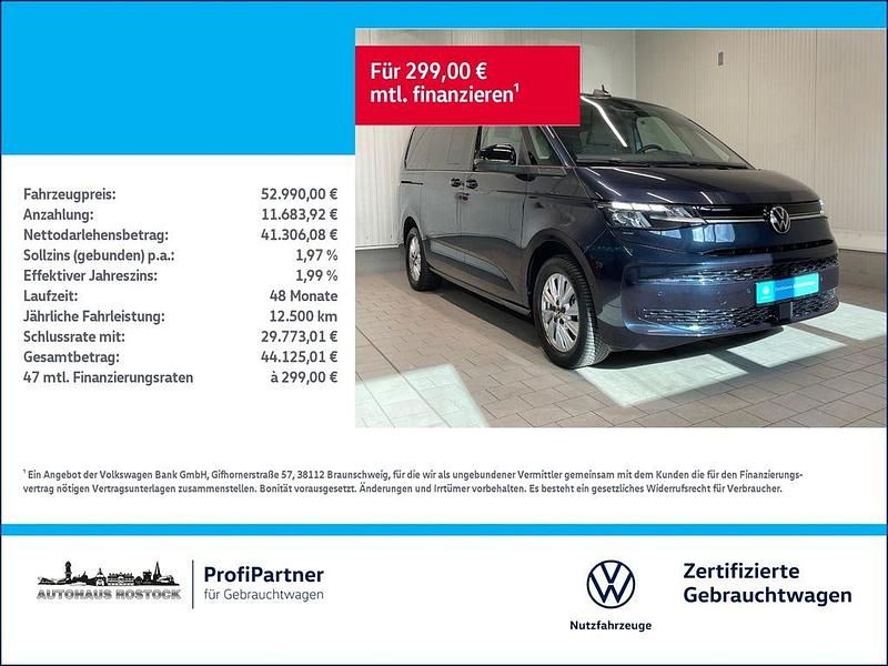 Blau Gebraucht 2024 VW T7 Life Van | 52.990 € (Fairer Preis) - Bild 1/4
