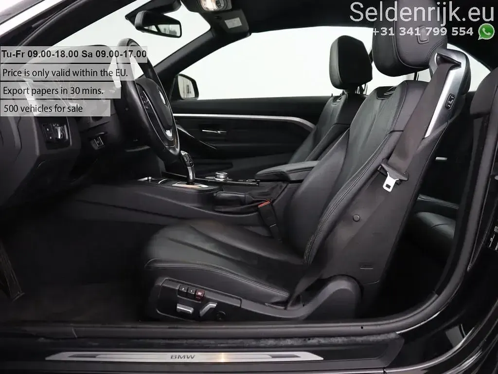 Gebraucht BMW 430 Cabriolet Luxury Line 252 PS (185 kW) 2017 Schwarz Cabrio