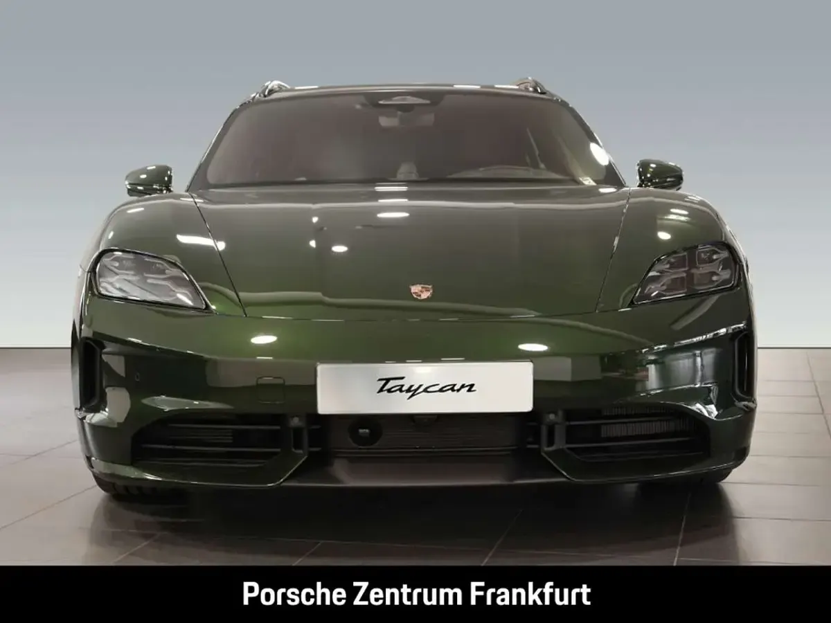 Neu Porsche Taycan Black Edition 439 kW (598 PS) 2026 Oakgrünmetallic neo Kombi
