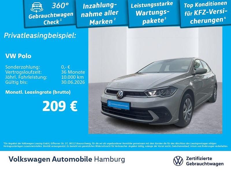 Gebraucht VW Polo Life 80 PS (58 kW) 2022 Ascot grey Kleinwagen
