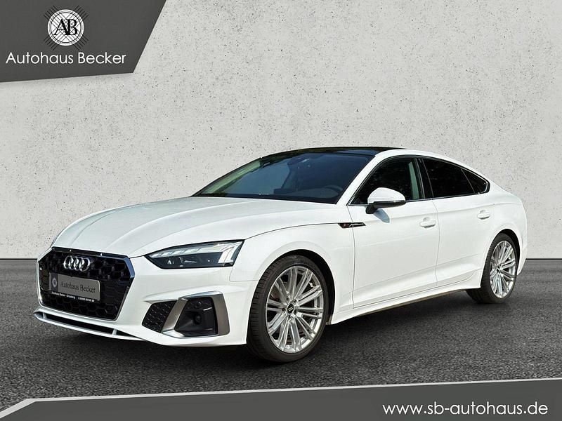 Weiß Gebraucht 2020 Audi A5 Sportback S-Line Kleinwagen | 26.950 € (Fairer Preis) - Bild 1/3