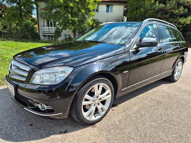 Schwarz Gebraucht 2008 Mercedes C180 Avantgarde Kombi | 5.200 € (Guter Preis) - Bild 1/4
