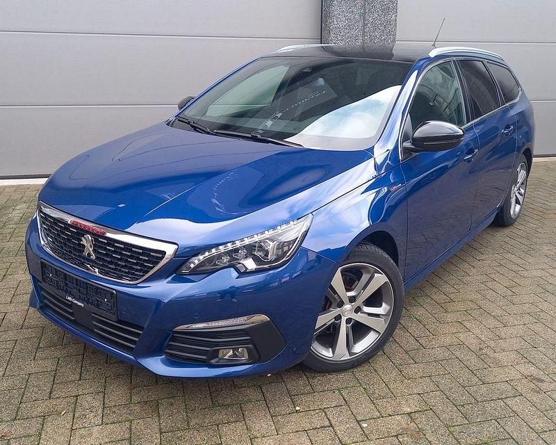 Blau Gebraucht 2020 Peugeot 308 GT-line Kombi | 13.855 € (Fairer Preis) - Bild 1/4
