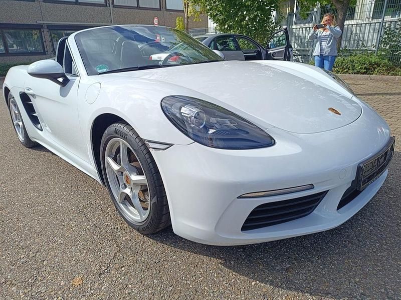 Pure white Gebraucht 2016 Porsche 718 Boxster Cabrio | 38.970 € (Superpreis) - Bild 1/4