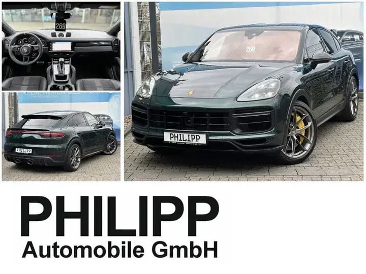 Racing green Gebraucht 2023 Porsche Cayenne Turbo GT SUV | 169.490 € (Fairer Preis) - Bild 1/4