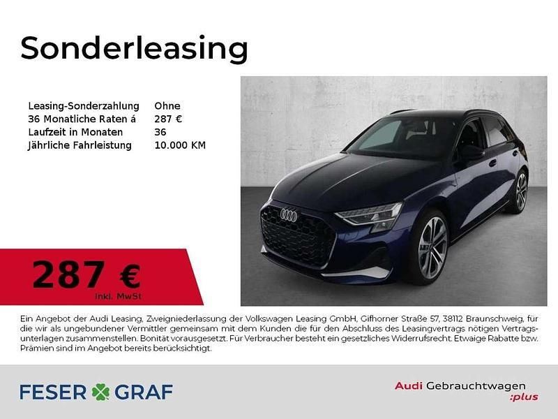 Navarrablau metallic Gebraucht 2024 Audi A3 Advanced Plus Limousine | 38.890 € - Bild 1/4