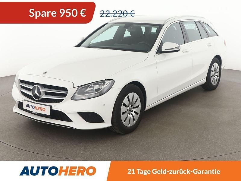 Weiß Gebraucht 2019 Mercedes C200 Avantgarde Kombi | 20.790 € (Guter Preis) - Bild 1/3