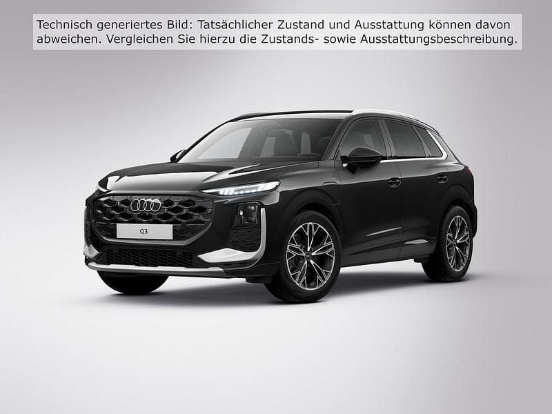 Mythosschwarz metallic (metallic) Gebraucht 2025 Audi Q3 S-Line SUV | 58.670 € - Bild 1/4