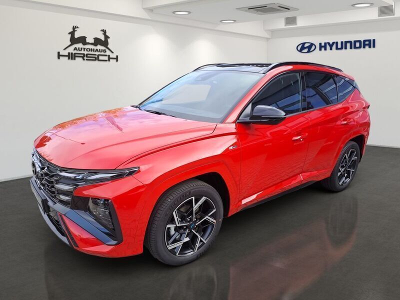 Rot Neu 2024 Hyundai Tucson N Line SUV | 45.990 € (Etwas zu teuer) - Bild 1/4
