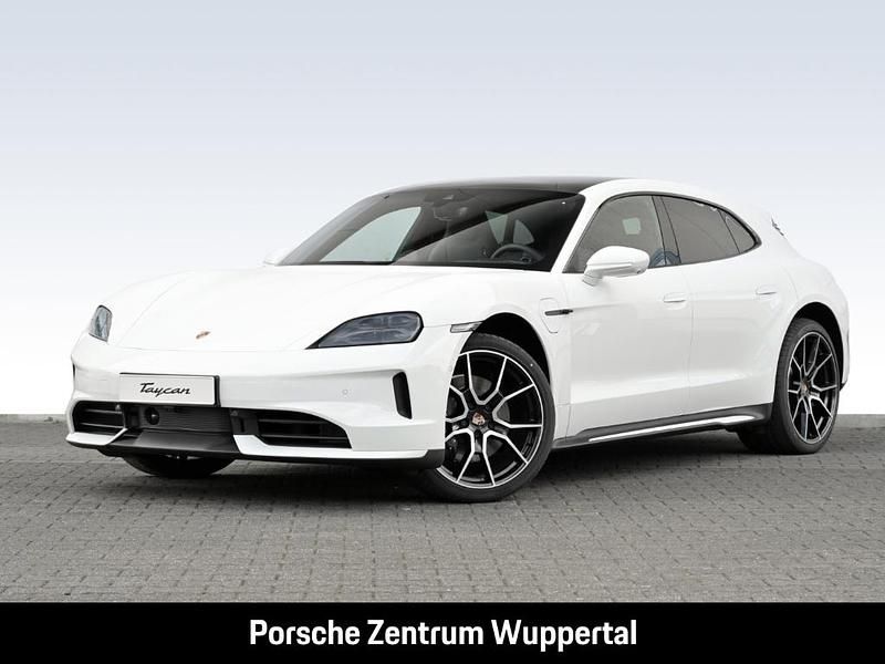 Weiß Gebraucht 2025 Porsche Taycan Sport Turismo Limousine | 108.190 € (Teuer) - Bild 1/4