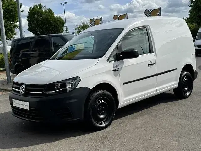 Gebraucht VW Caddy 122 PS (89 kW) 2020 Weiß Van / Kleinbus