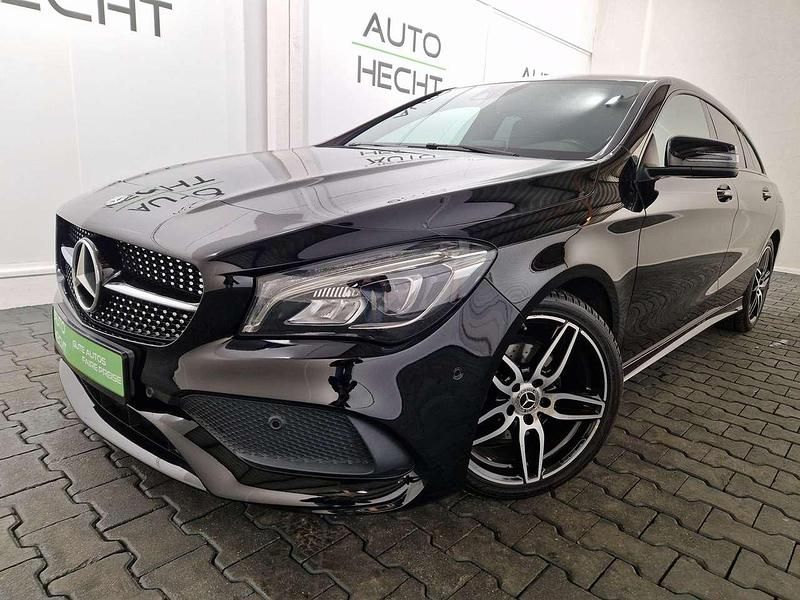 Schwarz Gebraucht 2018 Mercedes CLA200 AMG line Kombi | 16.750 € (Fairer Preis) - Bild 1/4
