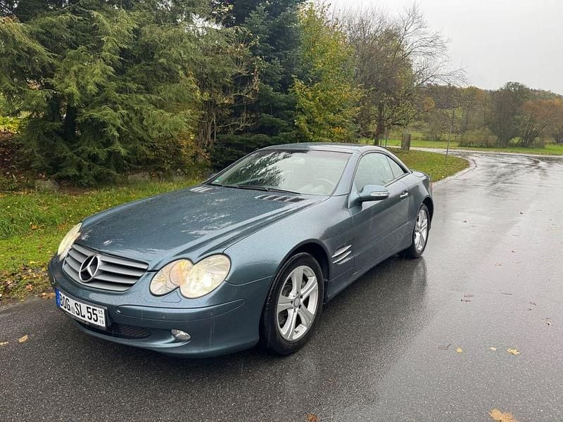 Blau Gebraucht 2002 Mercedes SL500 Cabrio | 13.500 € (Superpreis) - Bild 1/4