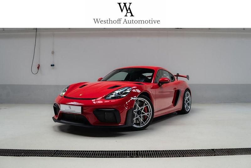 Rot Gebraucht 2024 Porsche 718 Cayman GT4 Coupé | 179.900 € (Teuer) - Bild 1/4