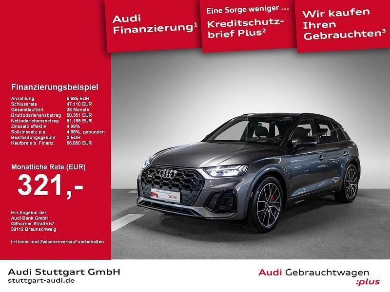 Daytonagrau perleffekt Gebraucht 2022 Audi SQ5 Ambiente SUV | 56.850 € (Fairer Preis) - Bild 1/2