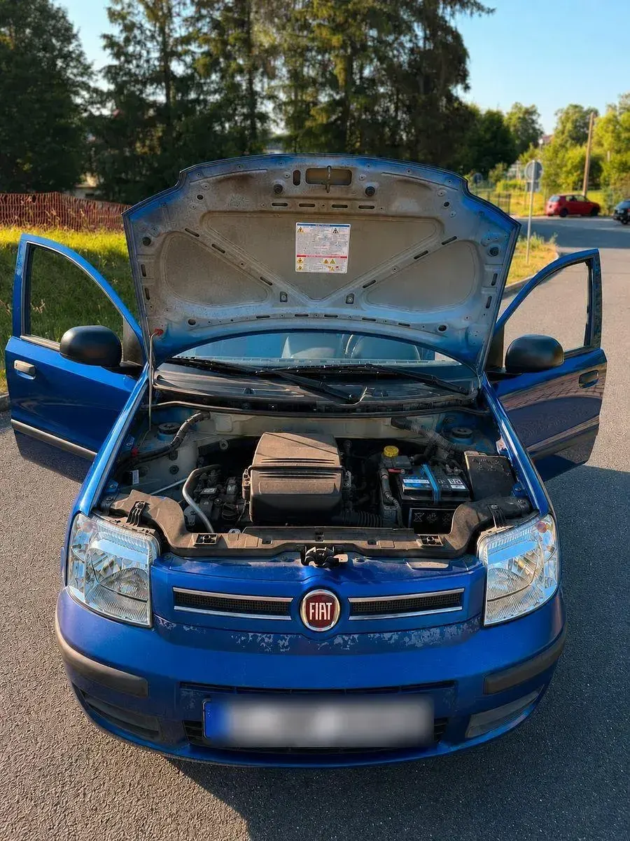 Gebraucht Fiat Panda 60 PS (44 kW) 2009 Blau Kleinwagen