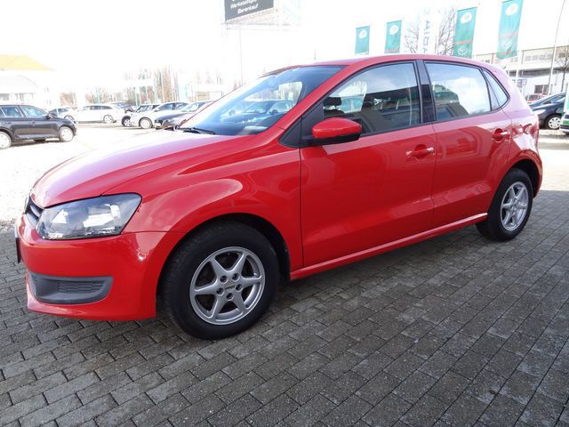 Gebraucht VW Polo Trendline 60 PS (44 kW) 2010 Rot Kleinwagen