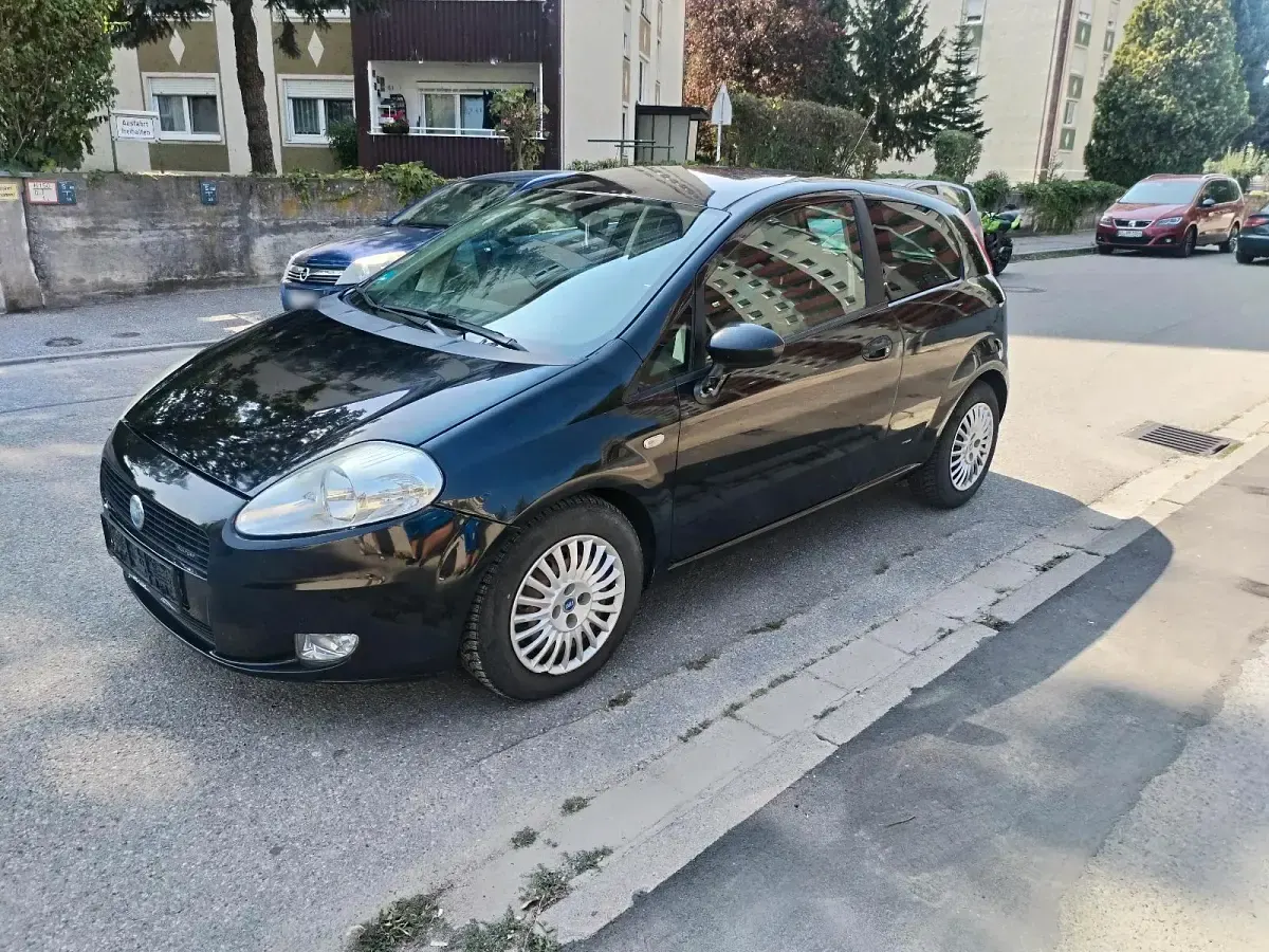 Gebraucht Fiat Punto 90 PS (66 kW) 2006 Schwarz Kleinwagen
