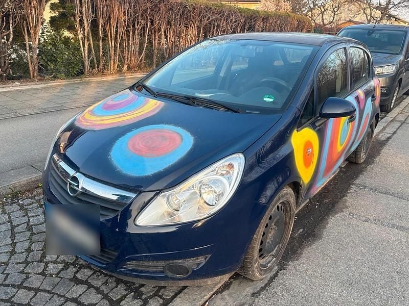 Gebraucht Opel Corsa 60 PS (44 kW) 2009 Blau Kleinwagen