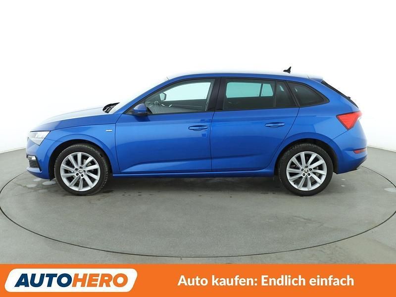 Gebraucht Skoda Scala Clever 110 PS (80 kW) 2022 Blau Kleinwagen
