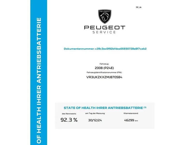 Gebraucht Peugeot e-2008 GT 100 kW (136 PS) 2021 Weiss SUV