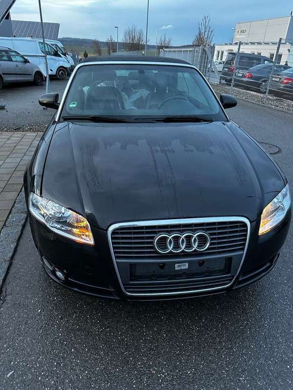 Phantomschwarz perleffekt Gebraucht 2007 Audi A4 Cabriolet S-Line Cabrio | 2.750 € - Bild 1/4