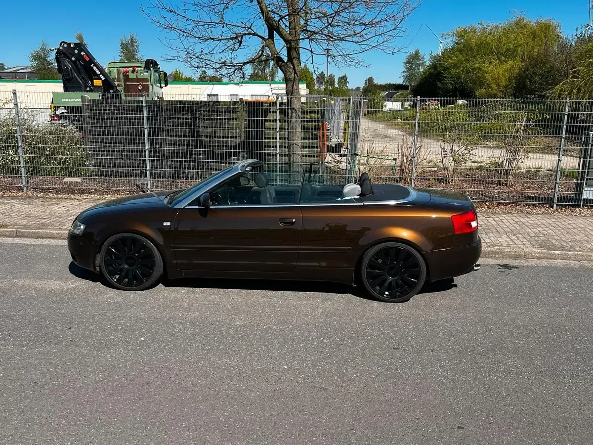 Gebraucht Audi A4 Cabriolet 163 PS (119 kW) 2003 Braun Cabrio