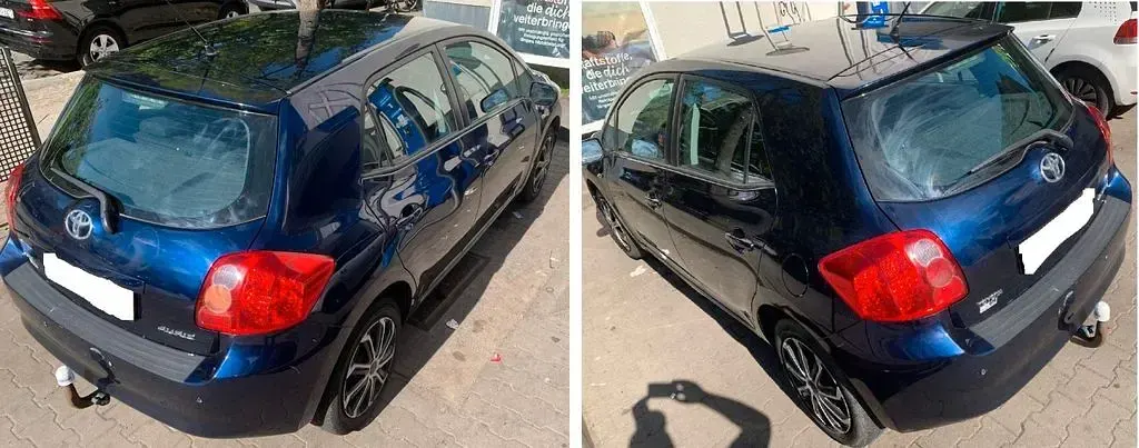 Gebraucht Toyota Auris 124 PS (91 kW) 2007 Blau Kleinwagen