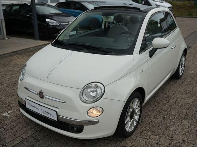 Weiß Gebraucht 2012 Fiat 500 Lounge Cabrio | 7.199 € (Fairer Preis) - Bild 1/4