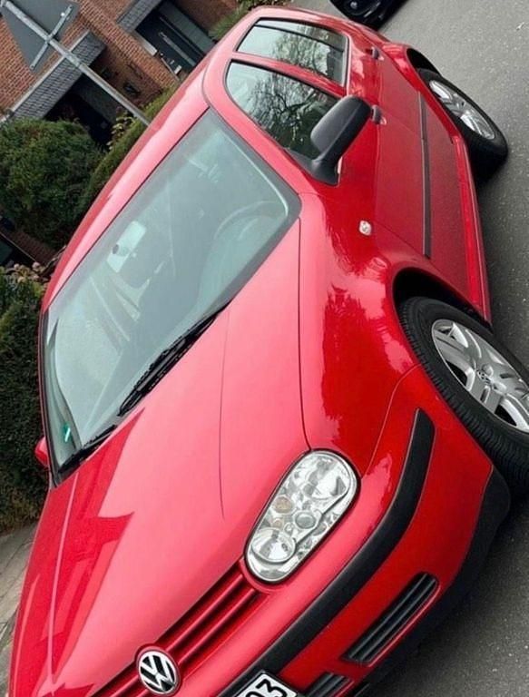 Rot Gebraucht 2002 VW Golf IV Basis Limousine | 1.399 € (Guter Preis) - Bild 1/4