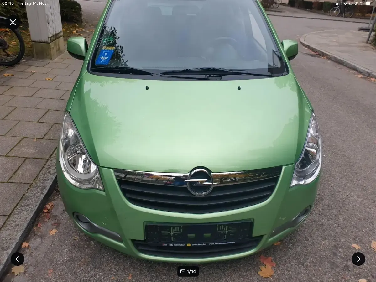 Gebraucht Opel Agila 65 PS (47 kW) 2008 Grün Kleinwagen