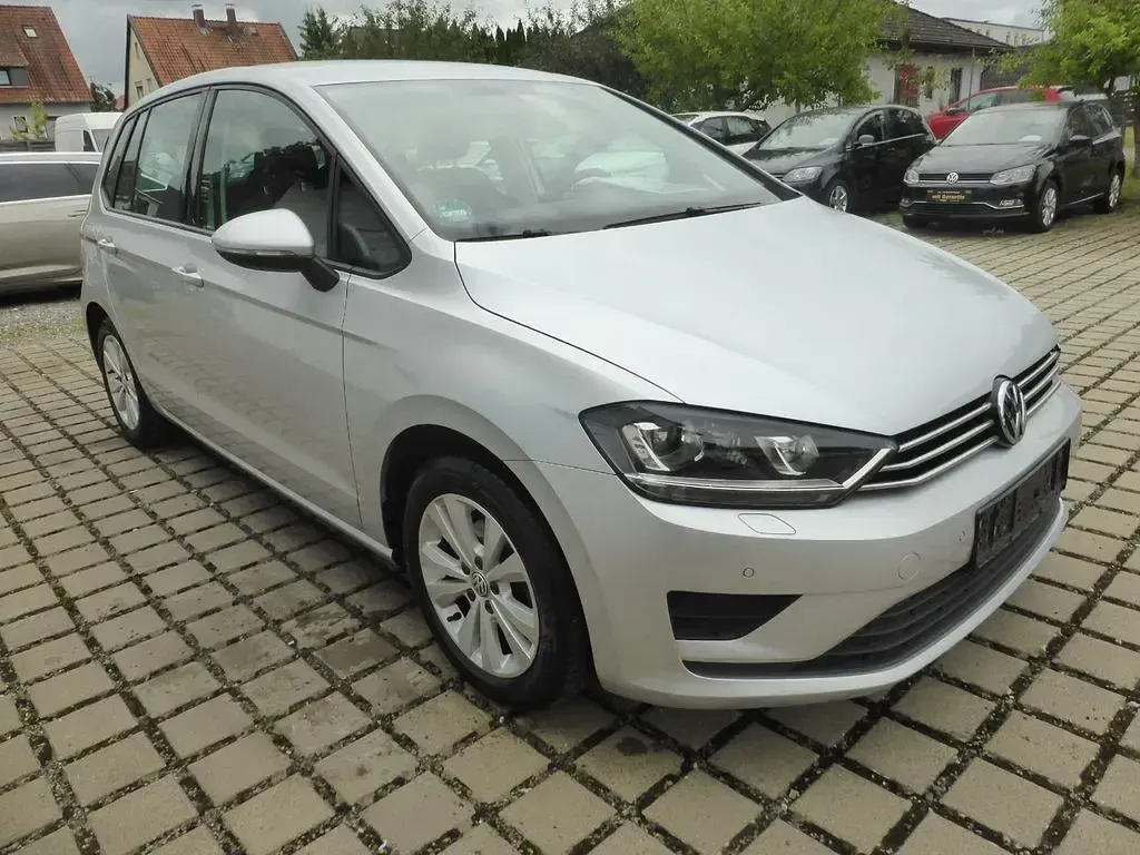 Gebraucht VW Golf Sportsvan Comfortline 110 PS (80 kW) 2017 Silber Van / Kleinbus