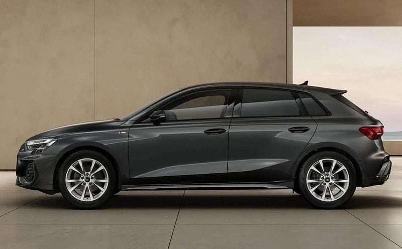 Mythosschwarz metallic Neu 2025 Audi A3 Sportback S-Line Kleinwagen | 34.946 € (Guter Preis) - Bild 1/2