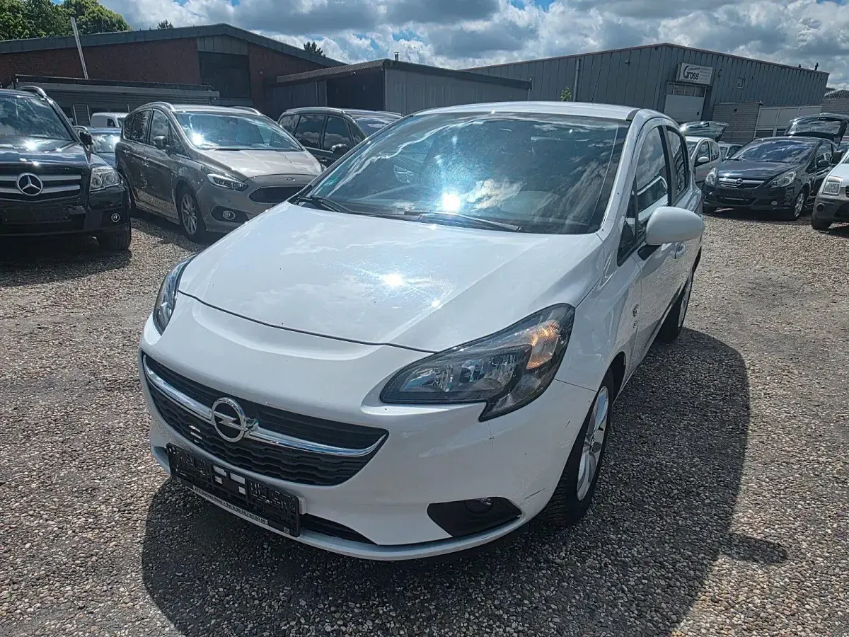 Gebraucht Opel Corsa drive 90 PS (66 kW) 2015 Weiß Kleinwagen