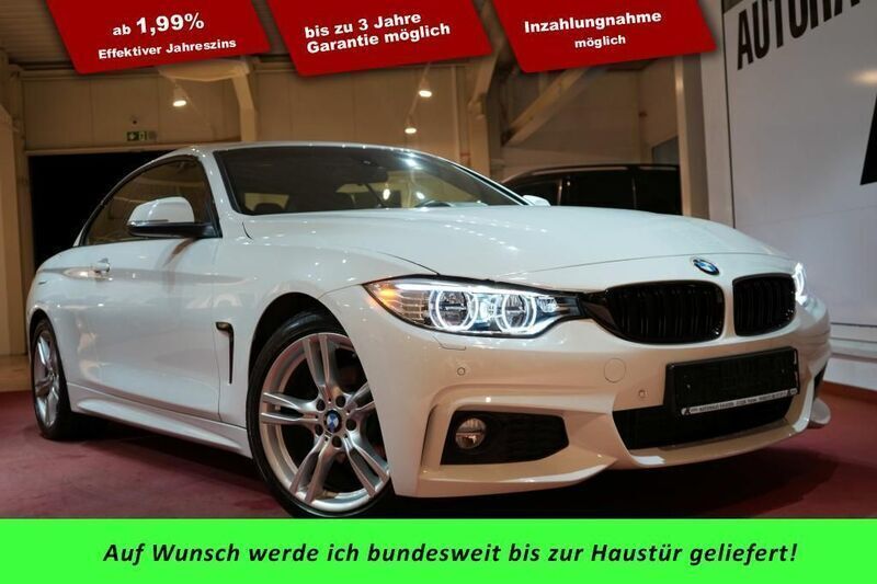Weiß Gebraucht 2018 BMW 430 Cabriolet Sport Line Cabrio | 27.990 € (Fairer Preis) - Bild 1/4
