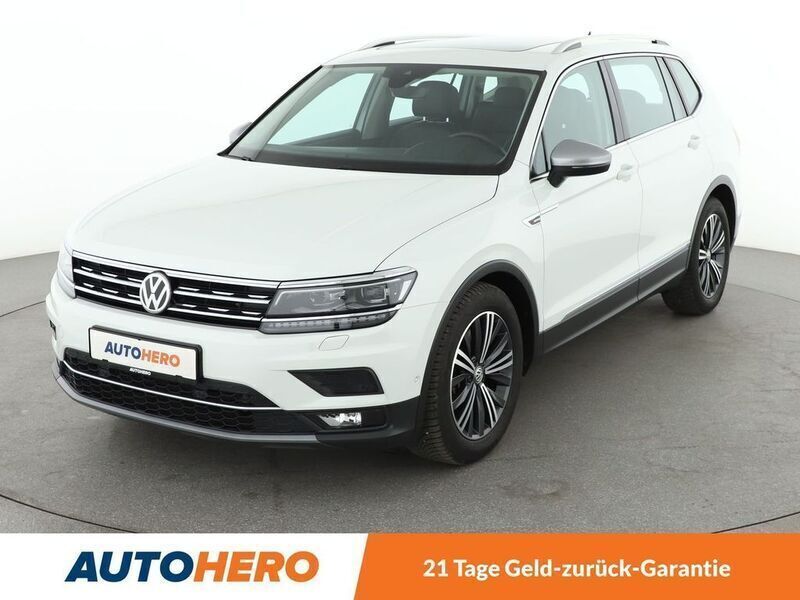 Weiß Gebraucht 2019 VW Tiguan Allspace Highline SUV | 29.600 € (Fairer Preis) - Bild 1/3