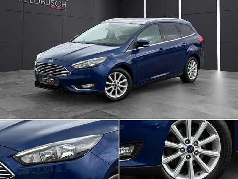 Gebraucht Ford Focus Titanium 125 PS (91 kW) 2017 Blau Limousine