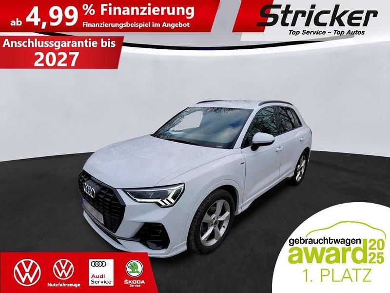Gletscherweiß metallic (metallic) Gebraucht 2022 Audi Q3 S-Line SUV | 30.949 € (Superpreis) - Bild 1/3