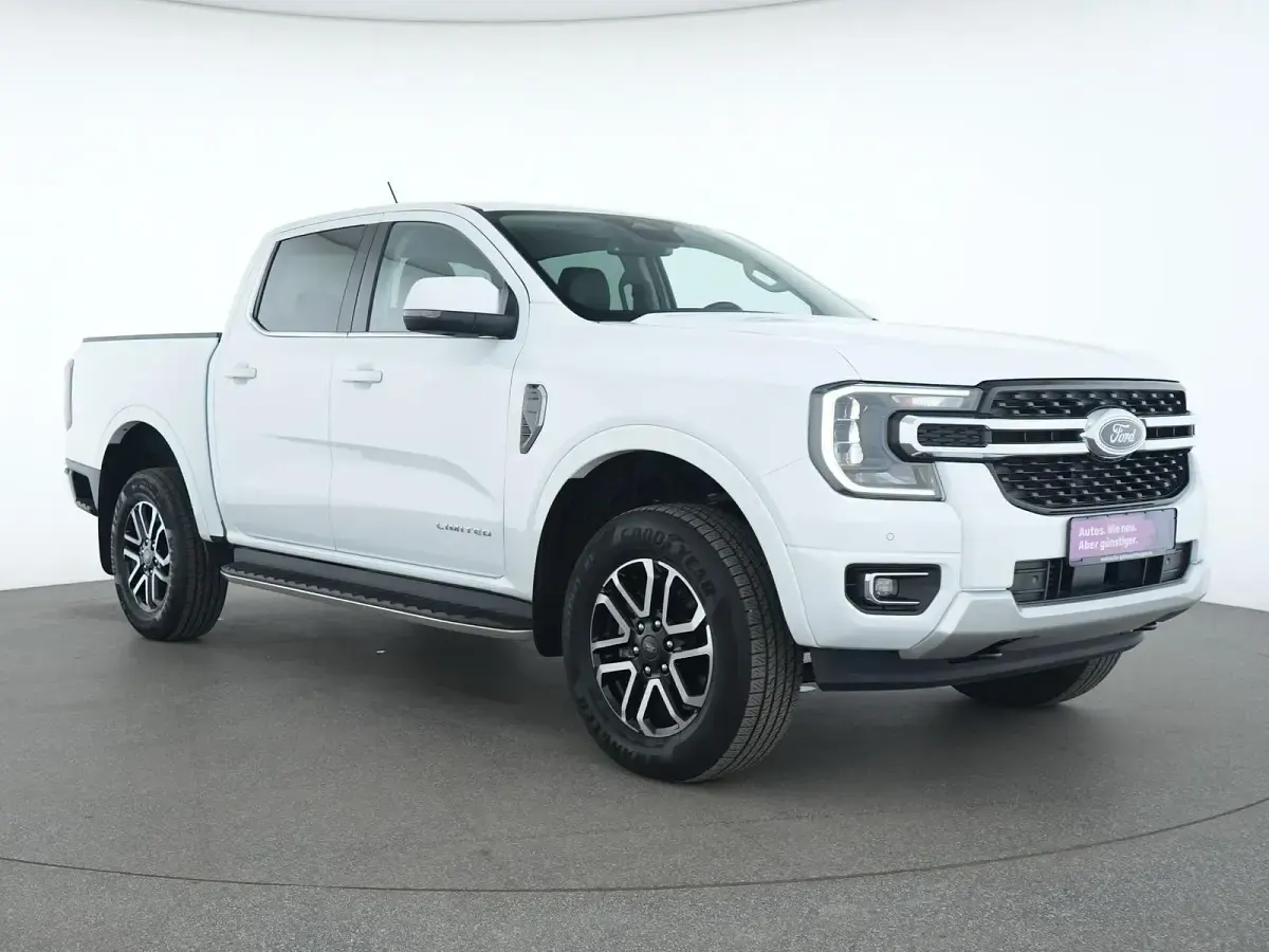 Gebraucht Ford Ranger Limited 170 PS (125 kW) 2024 Frost weiss Pickup