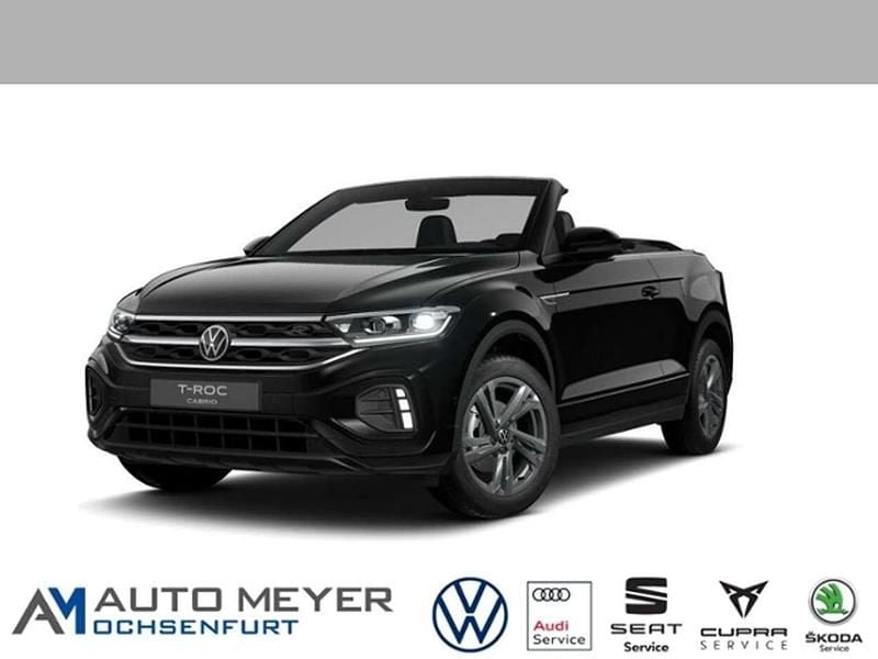 Schwarz Neu 2025 VW T-Roc Cabriolet R-line Cabrio | 40.970 € (Superpreis) - Bild 1/4