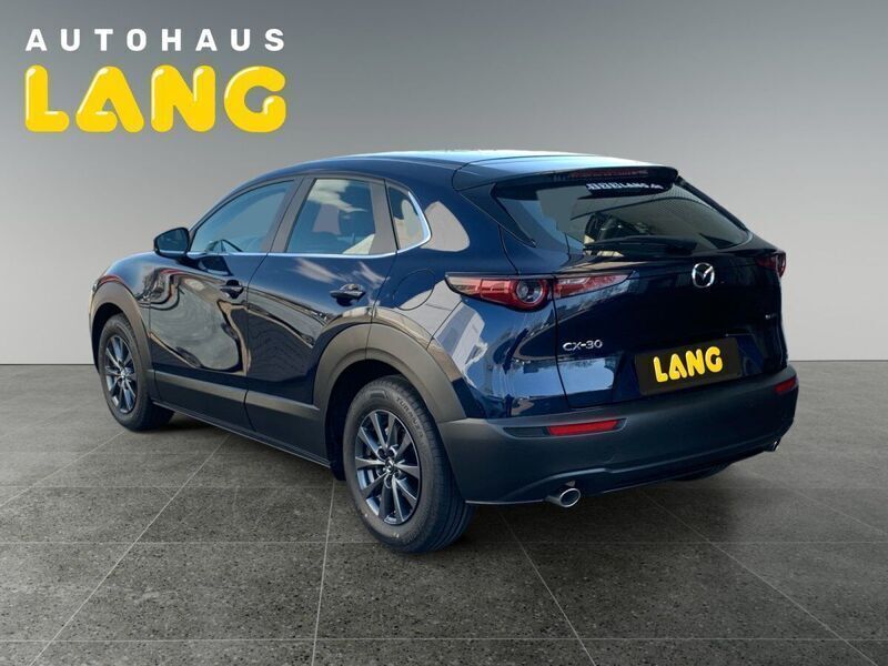 Gebraucht Mazda CX-30 Basis 122 PS (89 kW) 2023 Deep crystal blue (metallic) SUV