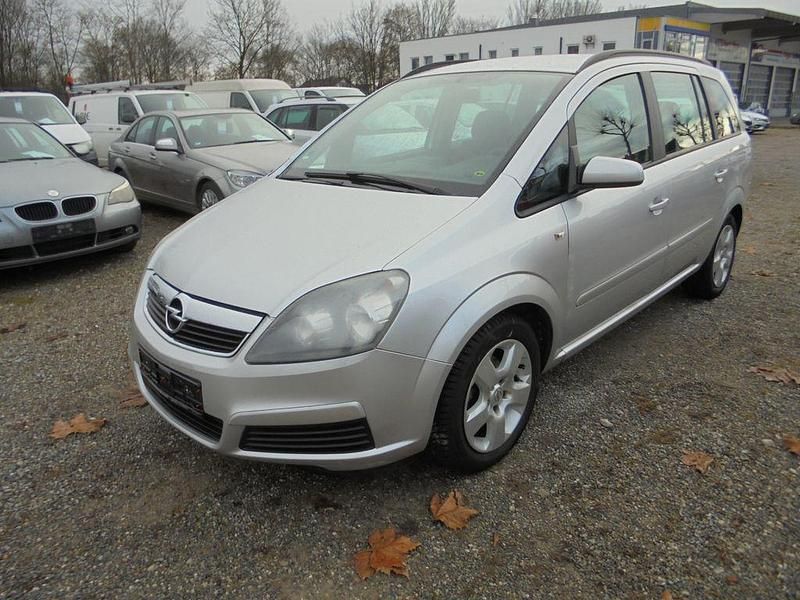 Gebraucht Opel Zafira Edition 105 PS (77 kW) 2006 Silber Van / Kleinbus