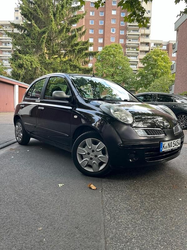 Schwarz Gebraucht 2008 Nissan Micra Kleinwagen | 2.500 € - Bild 1/4