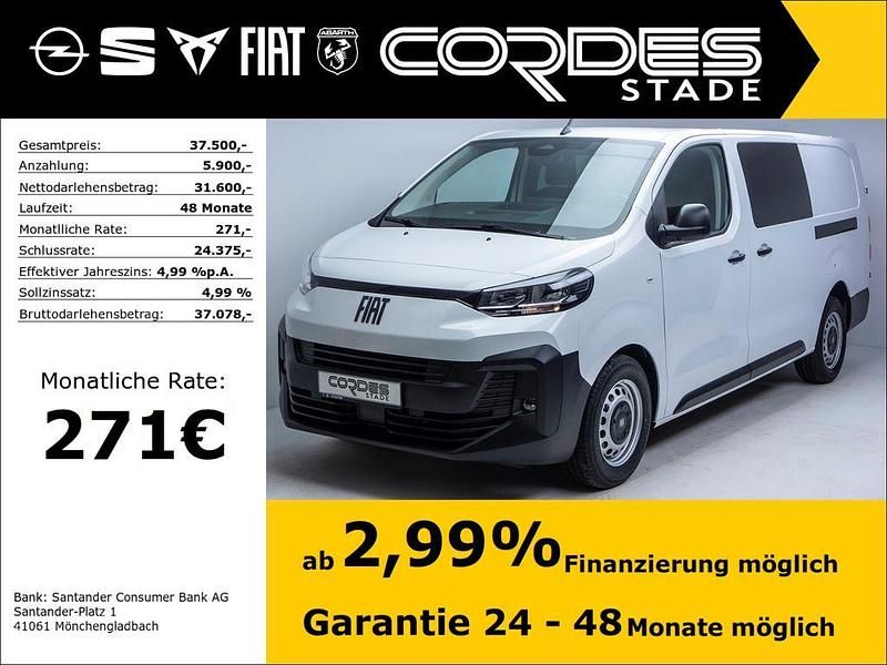 Neu Fiat Scudo Basis 150 PS (110 kW) 2026 Weiss Van