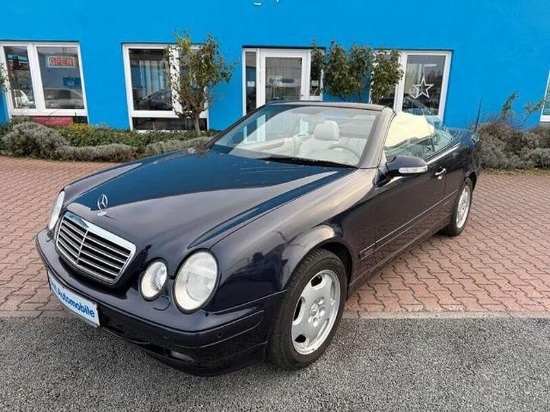 Gebraucht Mercedes CLK200 Elegance 163 PS (119 kW) 2000 Blau Cabrio