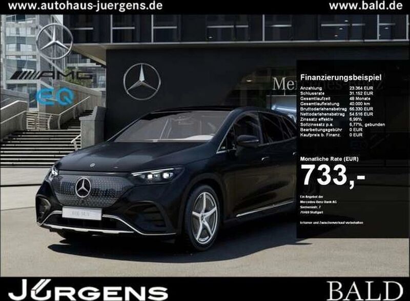 Schwarz Gebraucht 2024 Mercedes EQE500 AMG SUV | 96.448 € - Bild 1/4