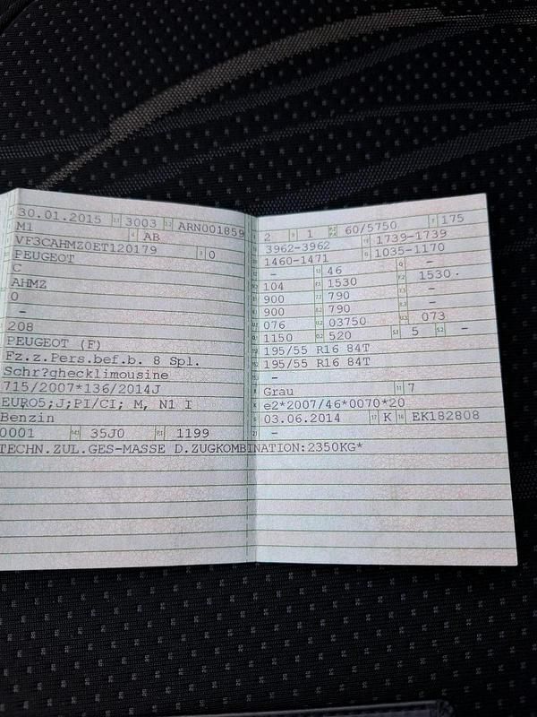 Gebraucht Peugeot 208 82 PS (60 kW) 2015 Grau Kleinwagen